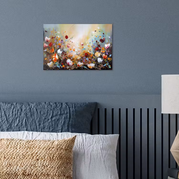 Poster - Olieverf - Bloemen - Kleurrijk - Natuur — 3