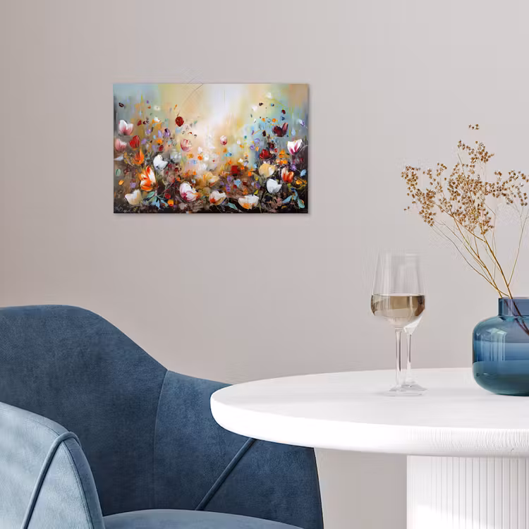 Poster - Olieverf - Bloemen - Kleurrijk - Natuur — 4