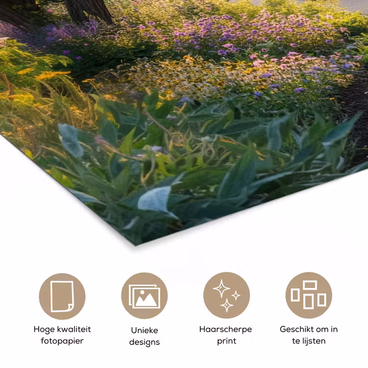 Poster - Pad - Bloemen - Park — 5