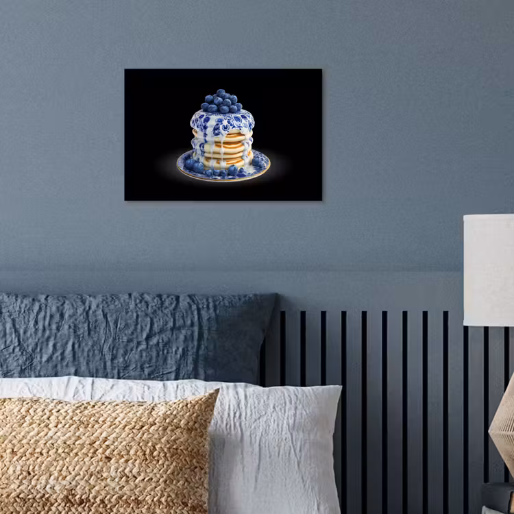 Poster - Pannenkoeken - Blauwe Bessen - Bord — 3