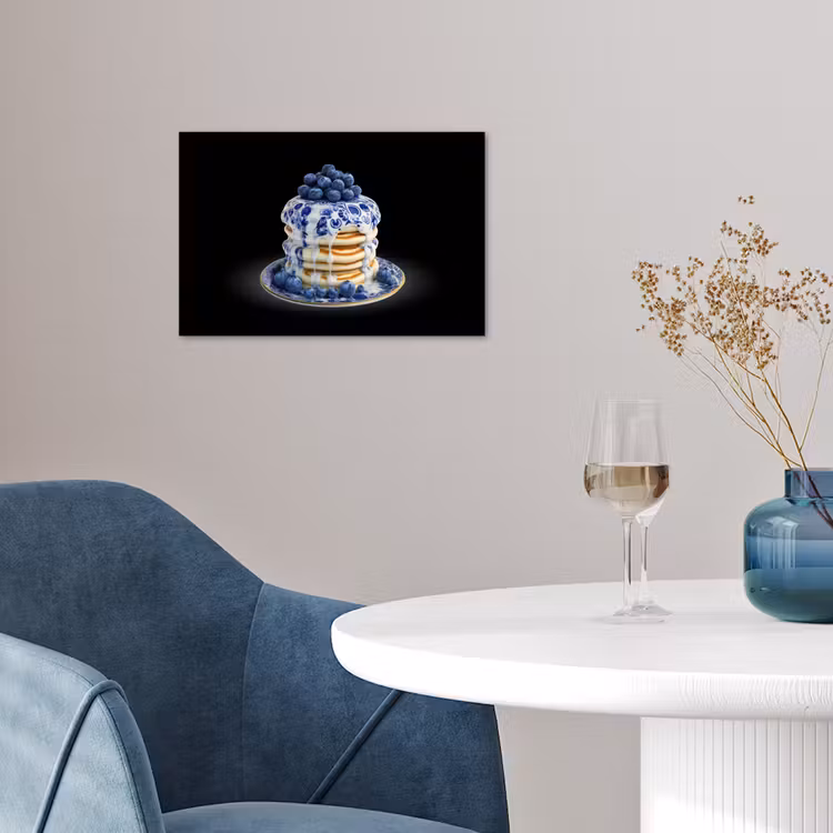 Poster - Pannenkoeken - Blauwe Bessen - Bord — 4