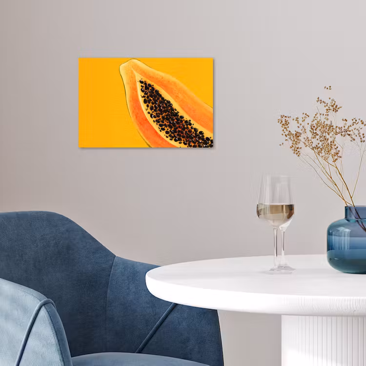 Poster - Papaja - Oranje - Topisch — 4