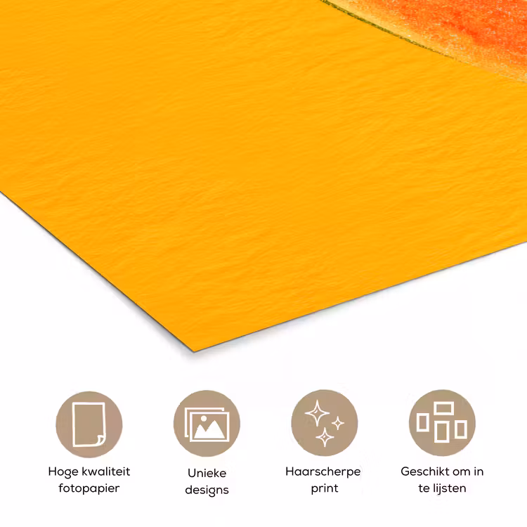 Poster - Papaja - Oranje - Topisch — 5
