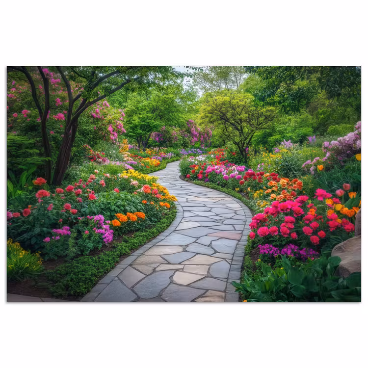 Poster - Park - Bloemen - Tuin — 1
