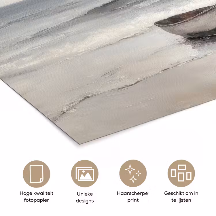 Poster - Roeiboot - Zee - Horizon — 5
