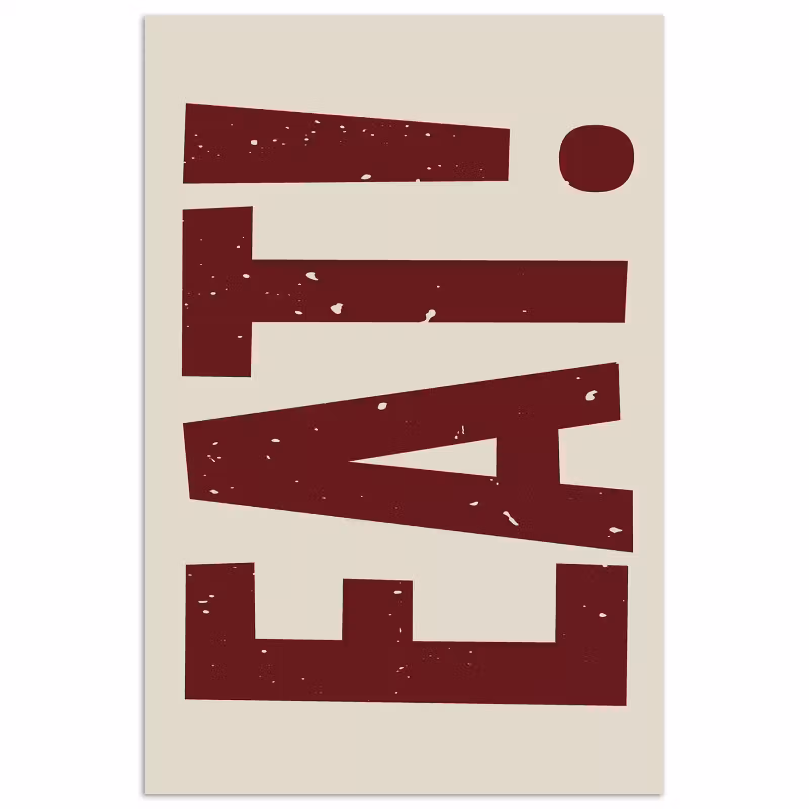 Poster - Red - Eten - Vintage - Decoratie — 1