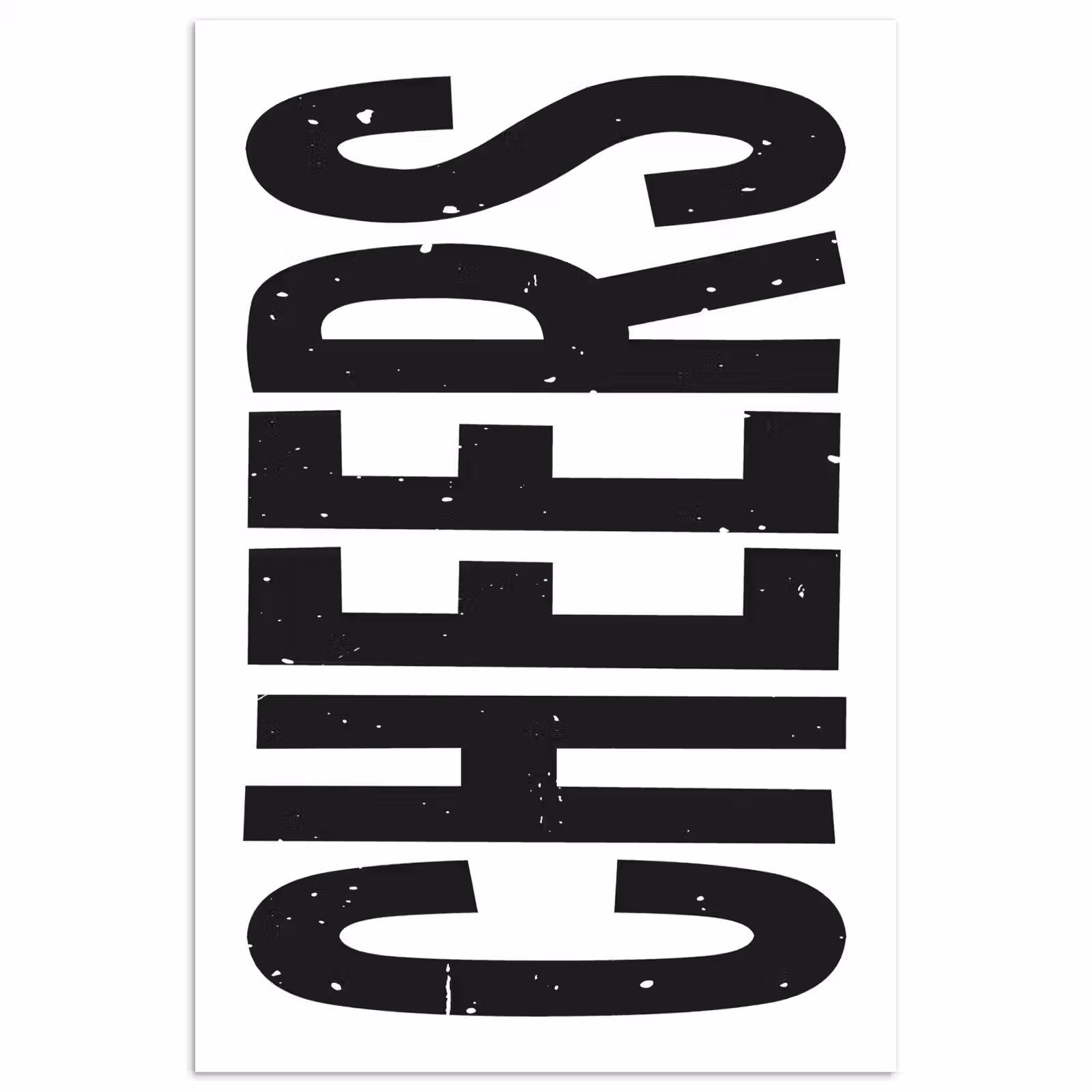 Poster - Retro - Cheers - Zwart - Decoratie — 1