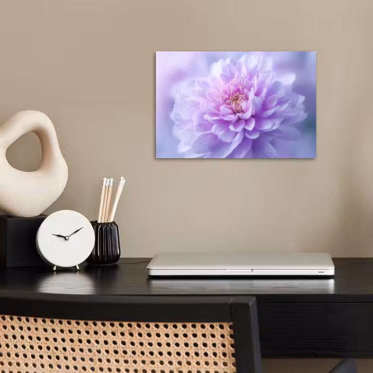 Poster - Paars - Dahlia - Dromerig — 2