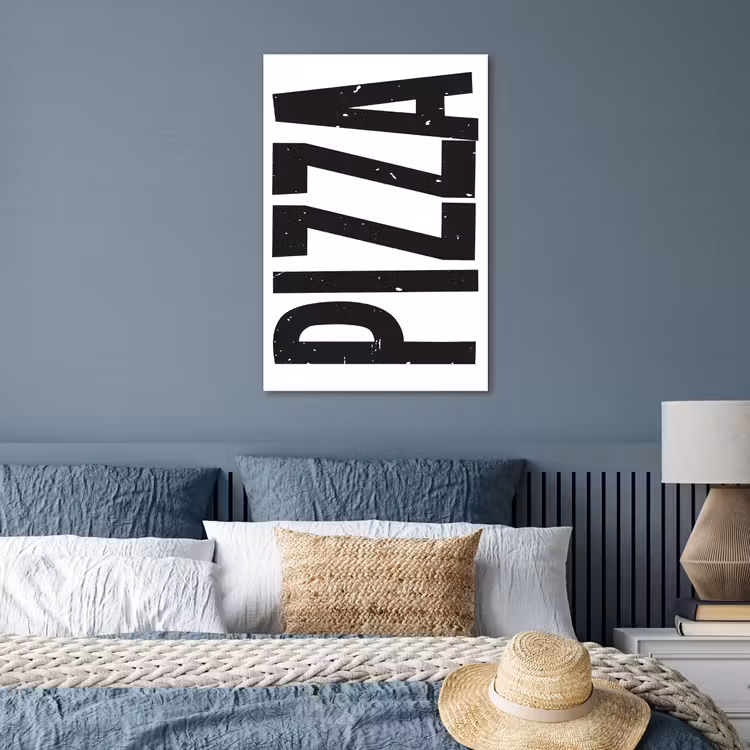 Poster - Pizza - Japandi - Decoratie - Vintage — 3
