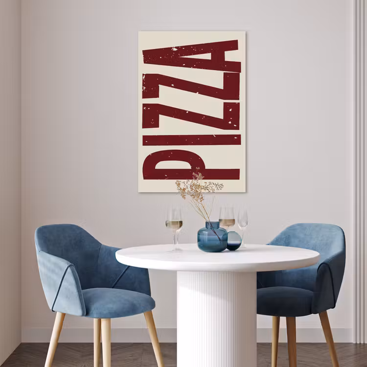 Poster - Pizza - Vintage - Decoratie - Japandi — 4