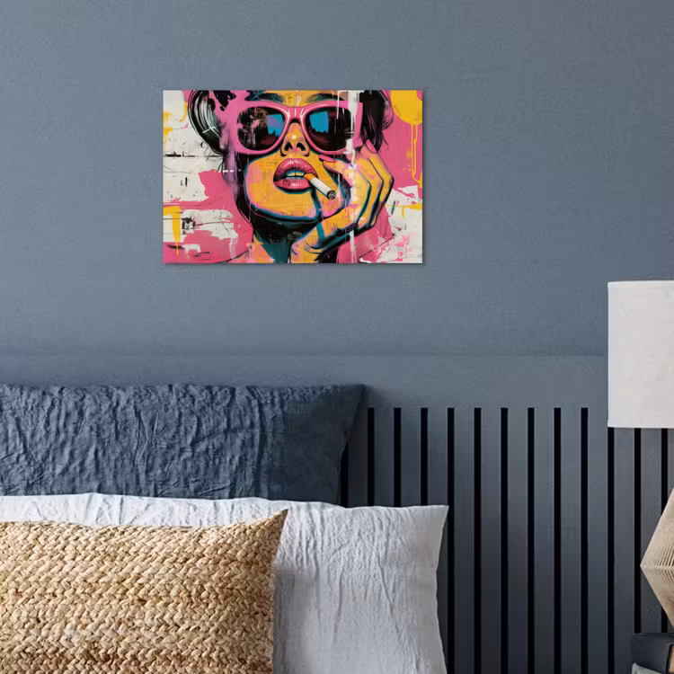 Poster - Portret - Vrouw - Abstract - Zonnebril — 3