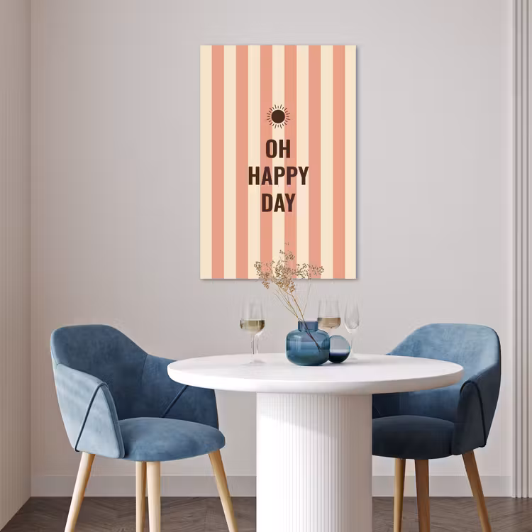 Poster - Quote - Zomer - Strepen — 4