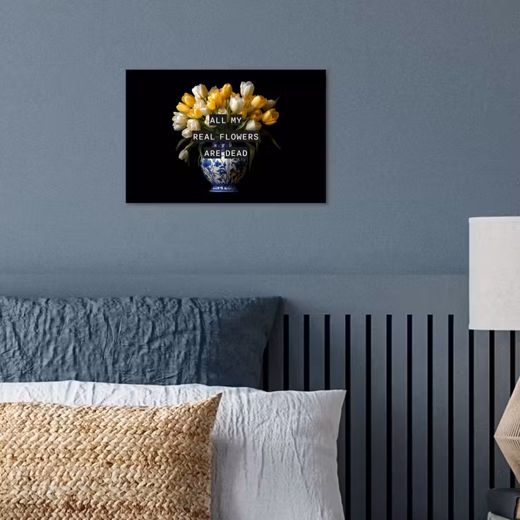 Poster - Quotes - Bloem - Tulp - Geel — 3