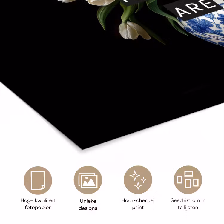 Poster - Quotes - Bloem - Tulp - Geel — 5