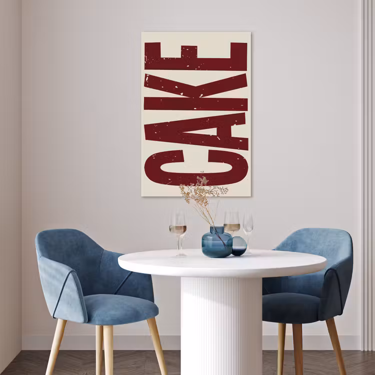 Poster - Red - Cake - Decoratie - Eten — 4