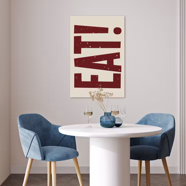 Poster - Red - Eten - Vintage - Decoratie — 4