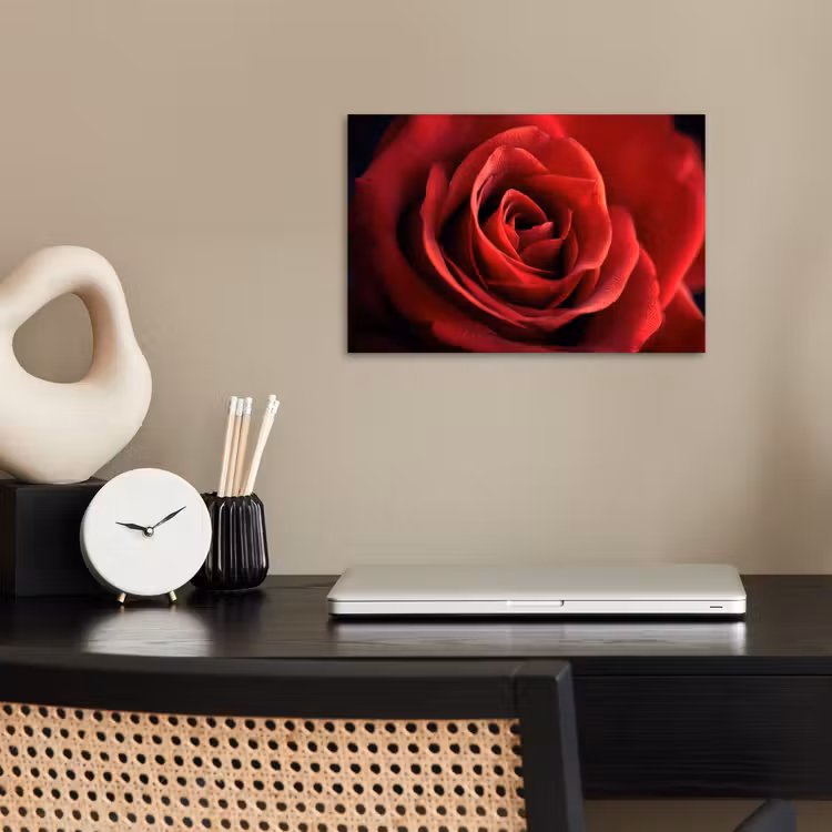 Poster - Rood - Roos - Romantisch — 2