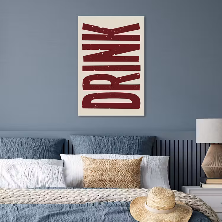 Poster - Rood - Vintage - Decoratie - Japandi — 3