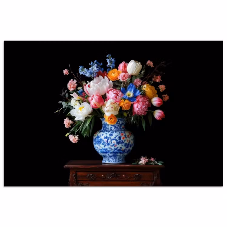 Poster - Rozen - Bloemen - Vaas - Boeket — 1
