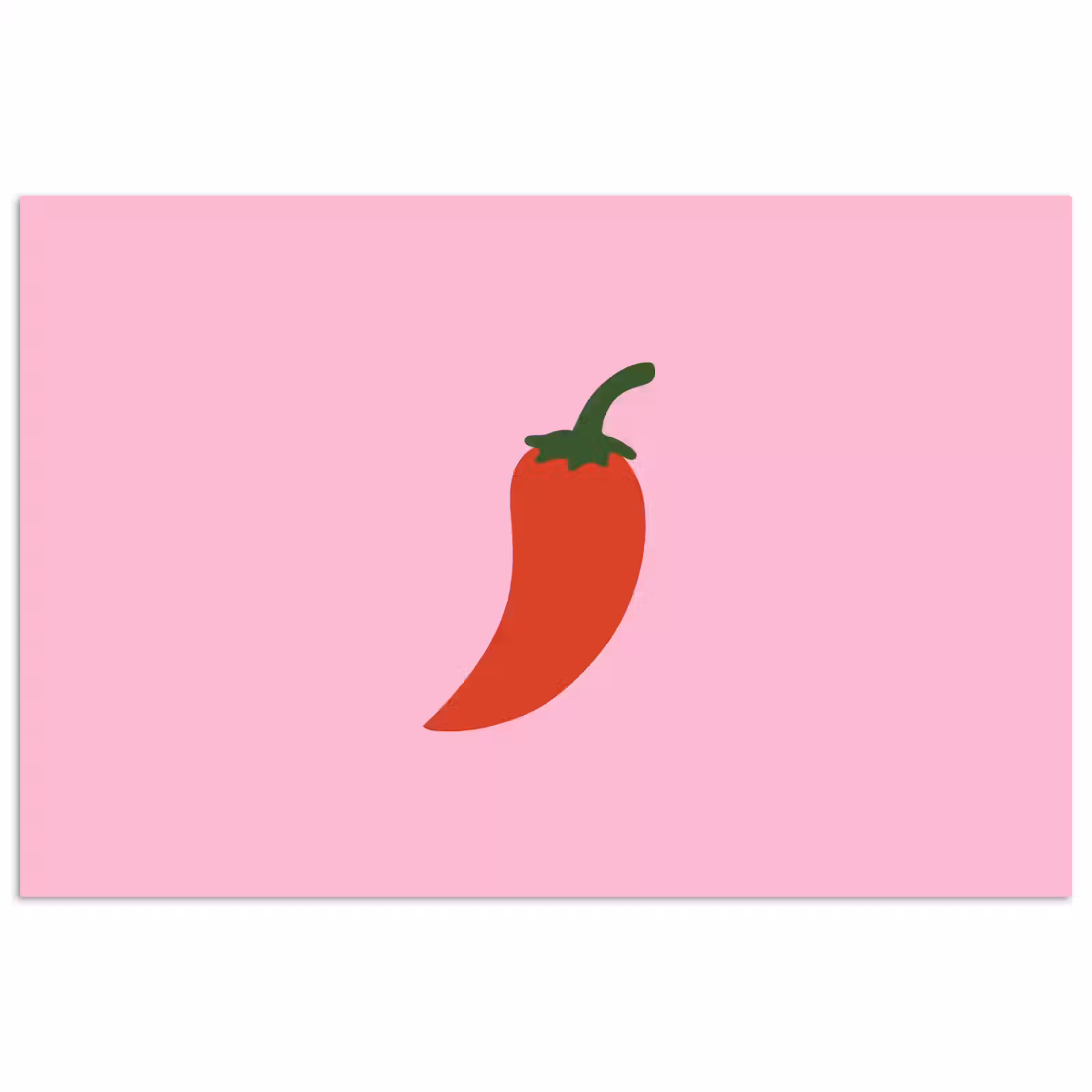 Poster - Peper - Rood - Illustratie — 1