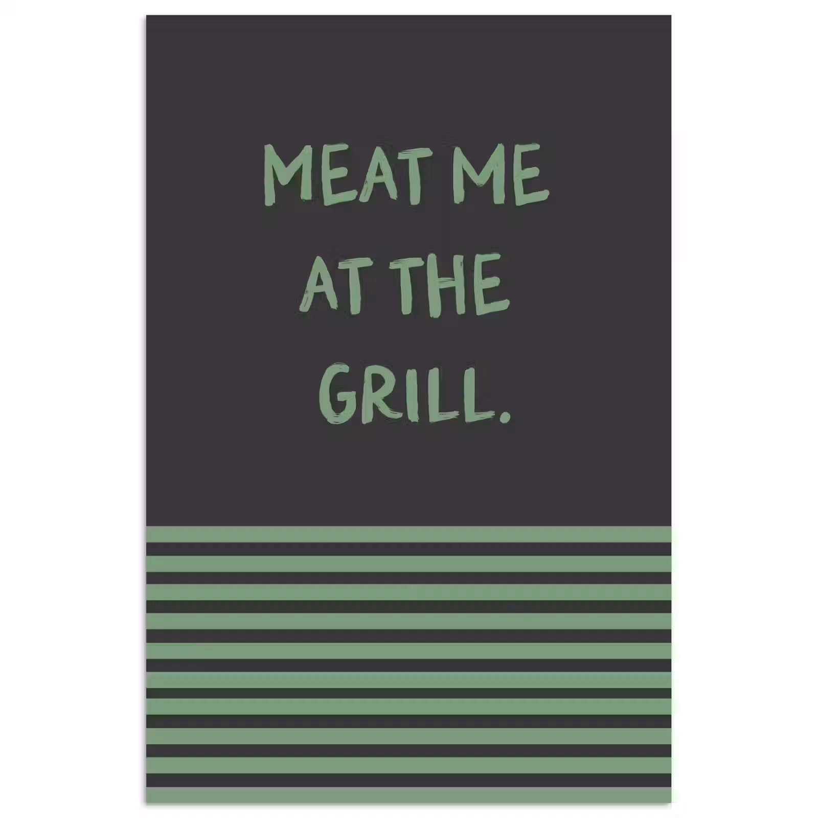 Poster - Quote - Groen - Grill - Zomer — 1