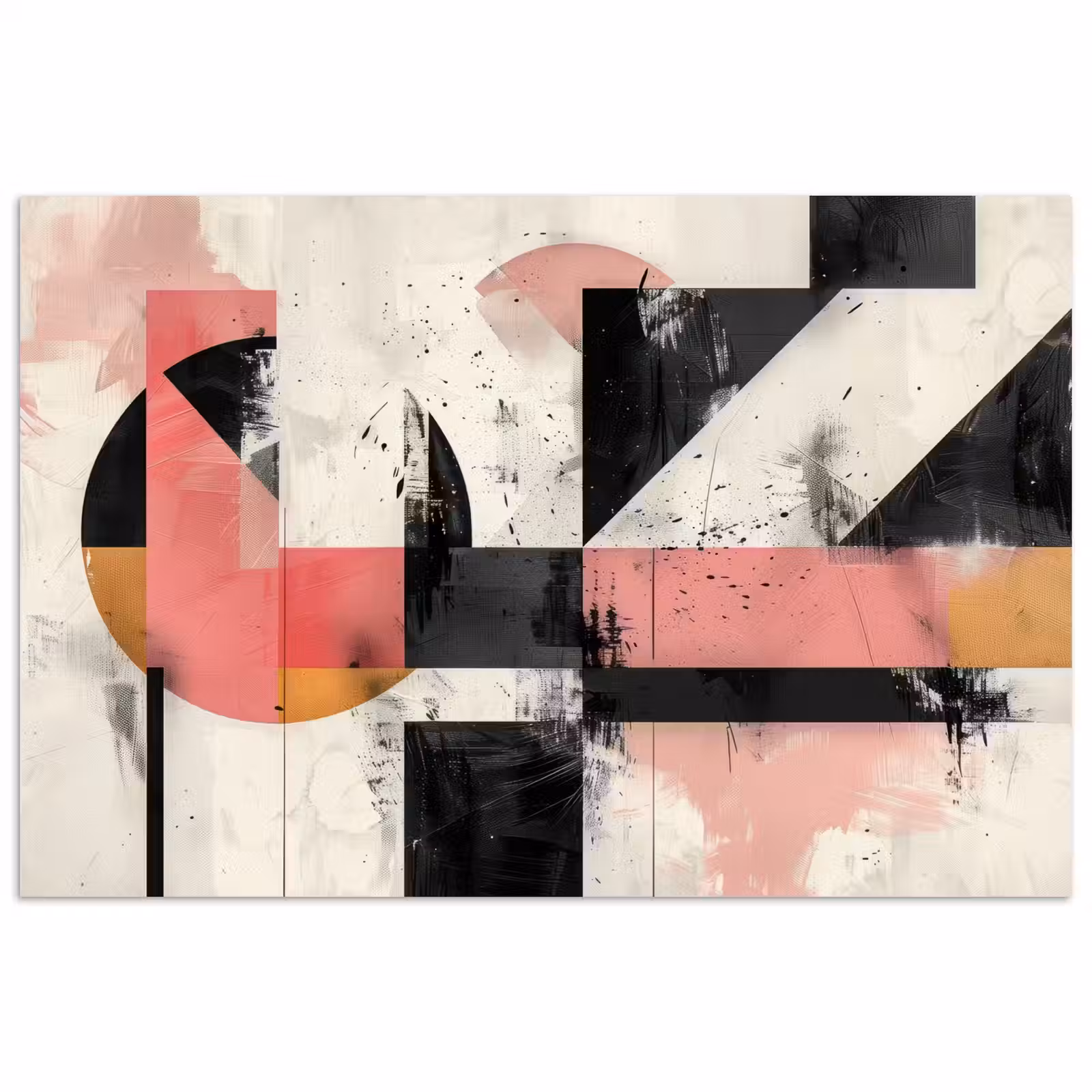 Poster - Roze - Abstract - Aesthetic - Modern - Vormen — 1