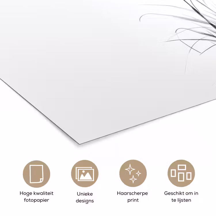 Poster - Minimalistisch - Stelen - Wit — 5