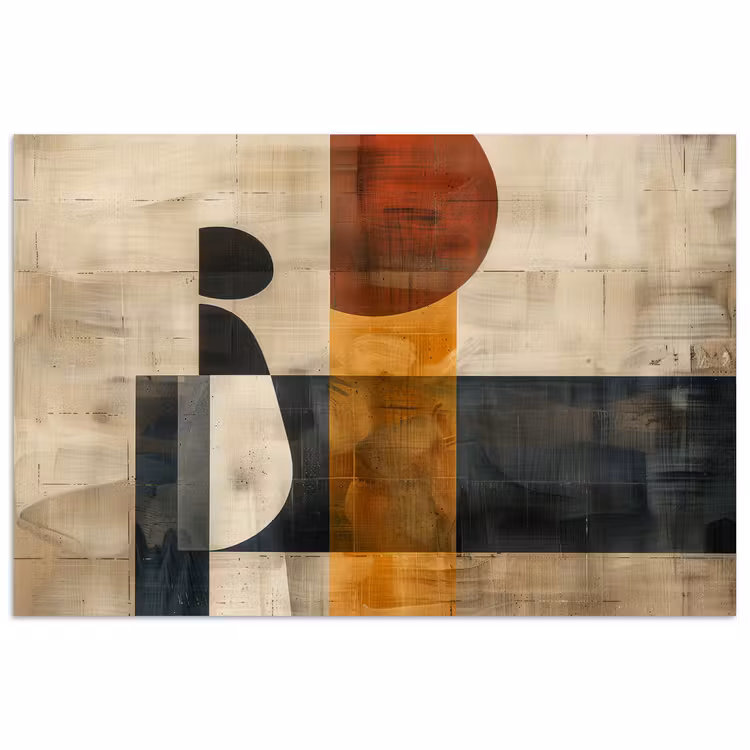 Poster - Modern - Kunst - Beige - Industrieel — 1