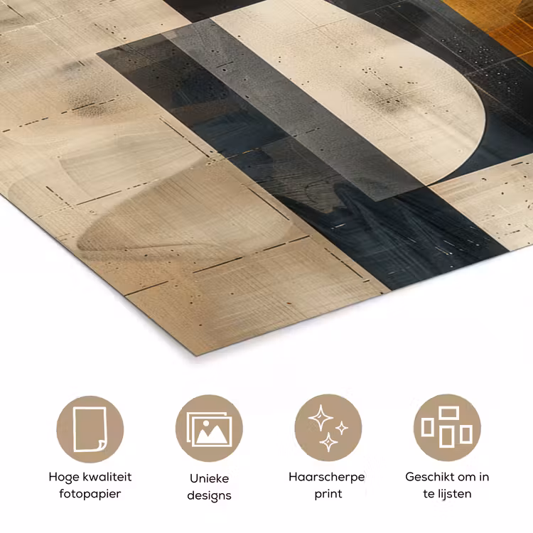Poster - Modern - Kunst - Beige - Industrieel — 5