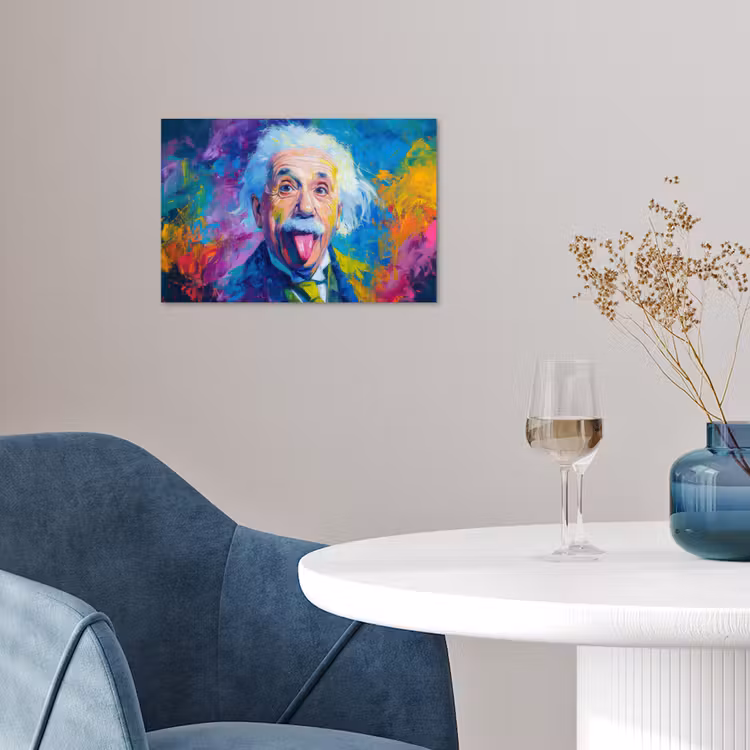 Poster - Oude man - Expressief - Kleurrijk — 4