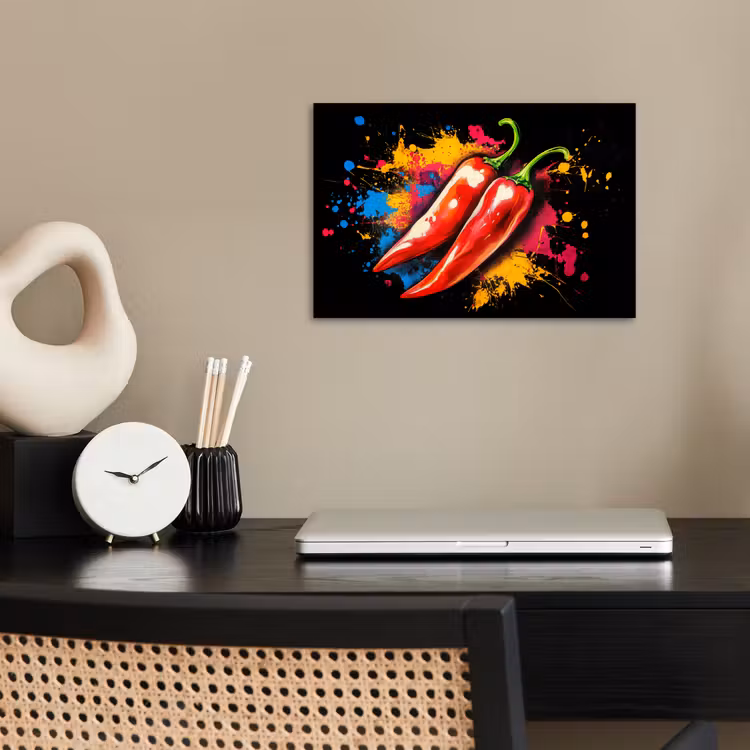 Poster - Peper - Graffiti - Verf - Abstract - Modern - Kleurrijk — 2