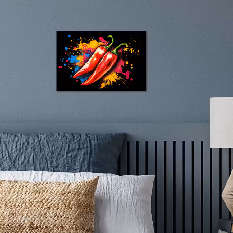 Poster - Peper - Graffiti - Verf - Abstract - Modern - Kleurrijk — 3