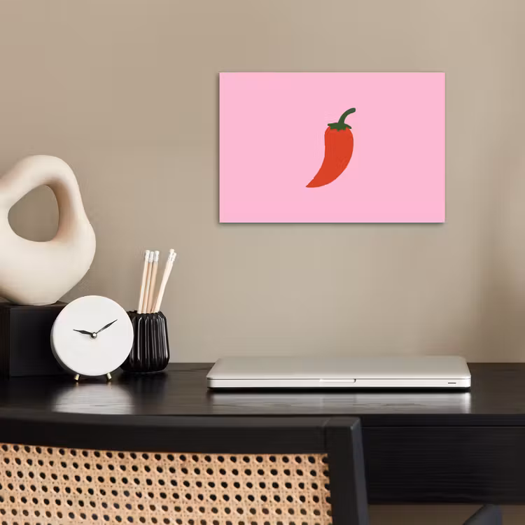 Poster - Peper - Rood - Illustratie — 2
