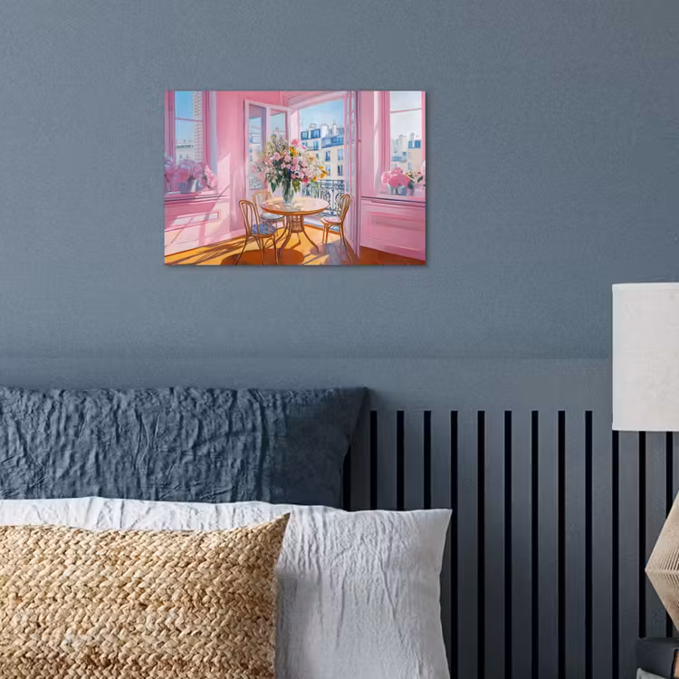 Poster - Pink - City - Bloemen — 3