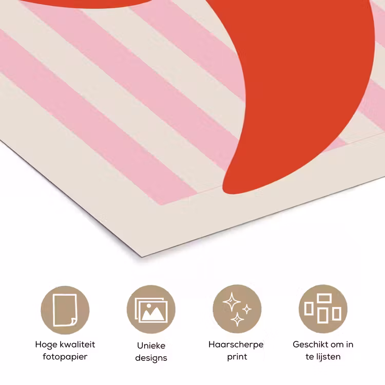 Poster - Pittig - Pepers - Rood — 5