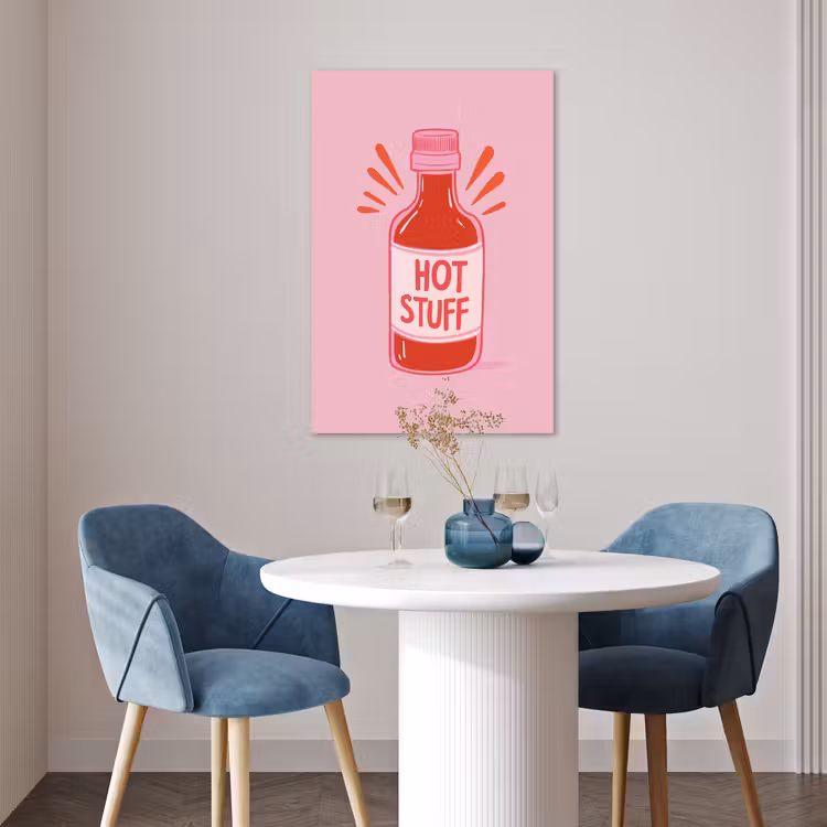 Poster - Pittig - Rood - Saus - Grafisch — 4