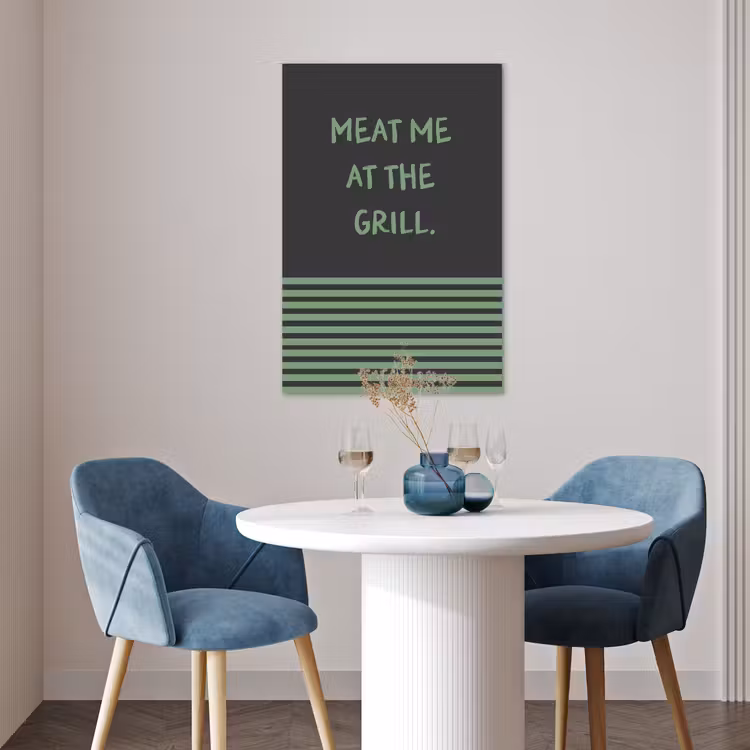 Poster - Quote - Groen - Grill - Zomer — 4