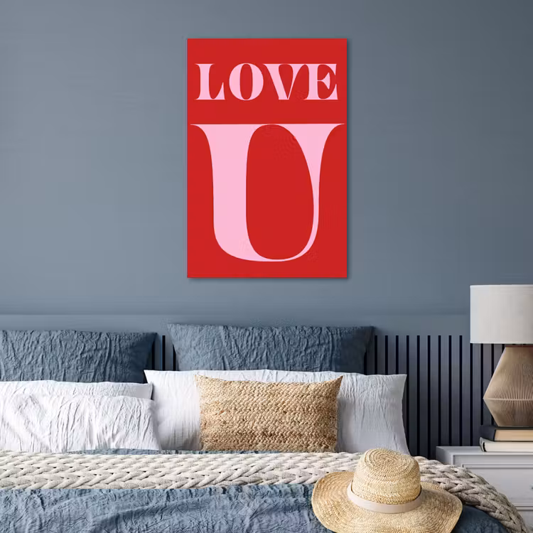 Poster - Rood - Love - Valentijn - Roze — 3