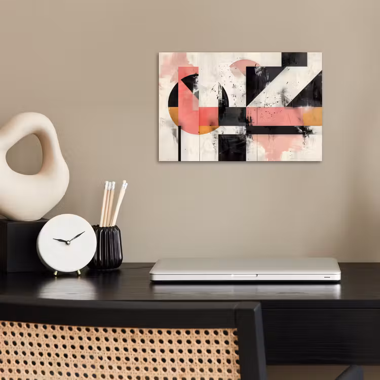 Poster - Roze - Abstract - Aesthetic - Modern - Vormen — 2