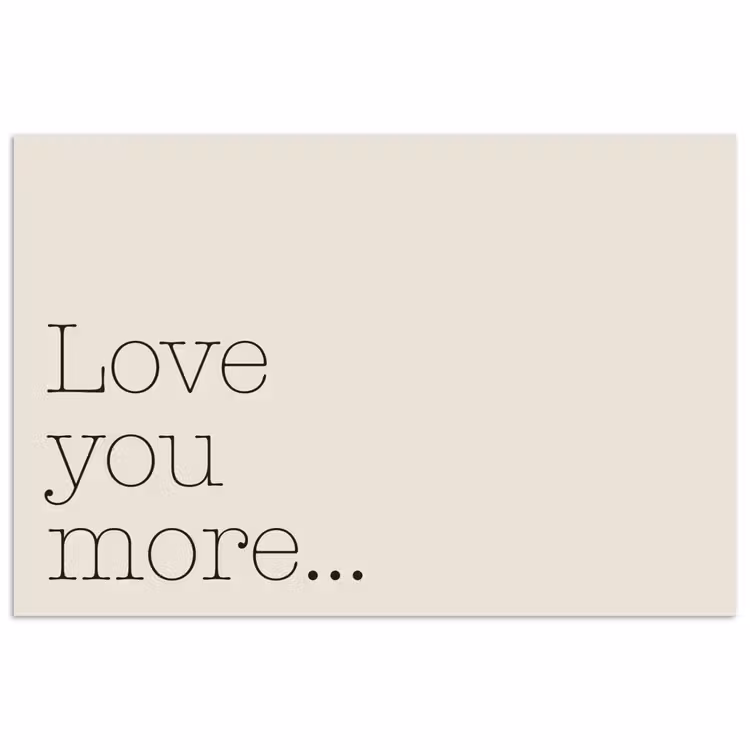Poster - Minimalistisch - Love - Beige — 1
