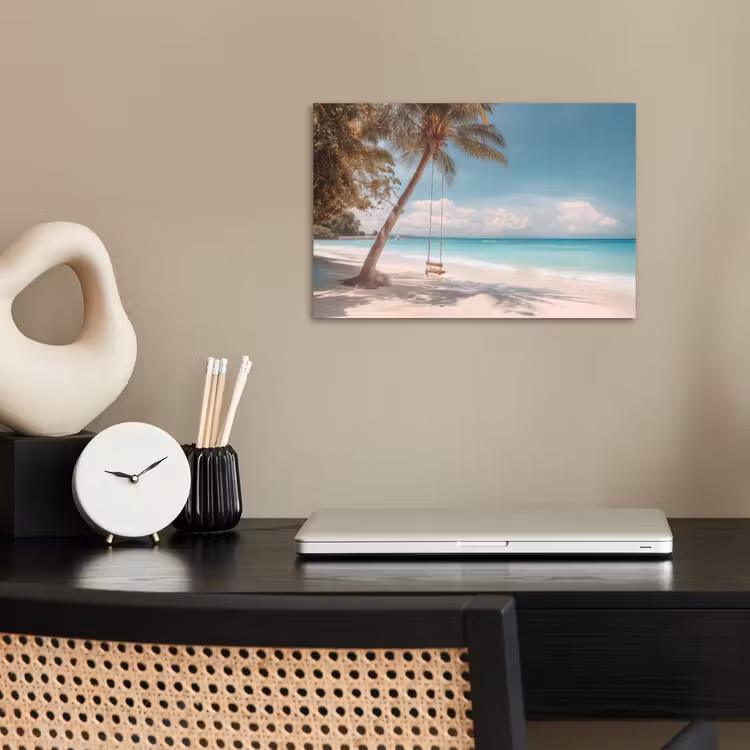 Poster - Palmboom - Schommel - Strand - Lucht — 2