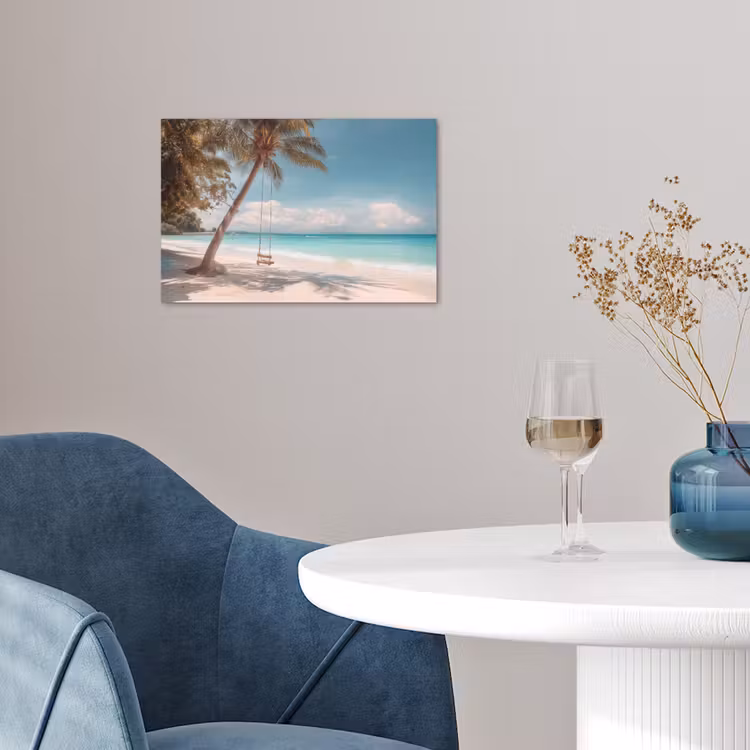 Poster - Palmboom - Schommel - Strand - Lucht — 4