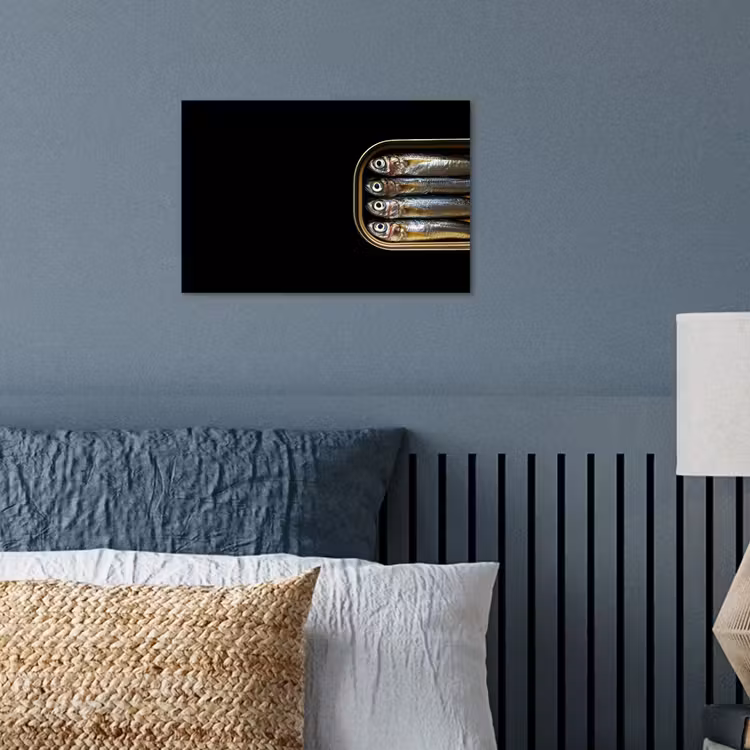 Poster - Sardines - Blik - Zwart - Vissen — 3