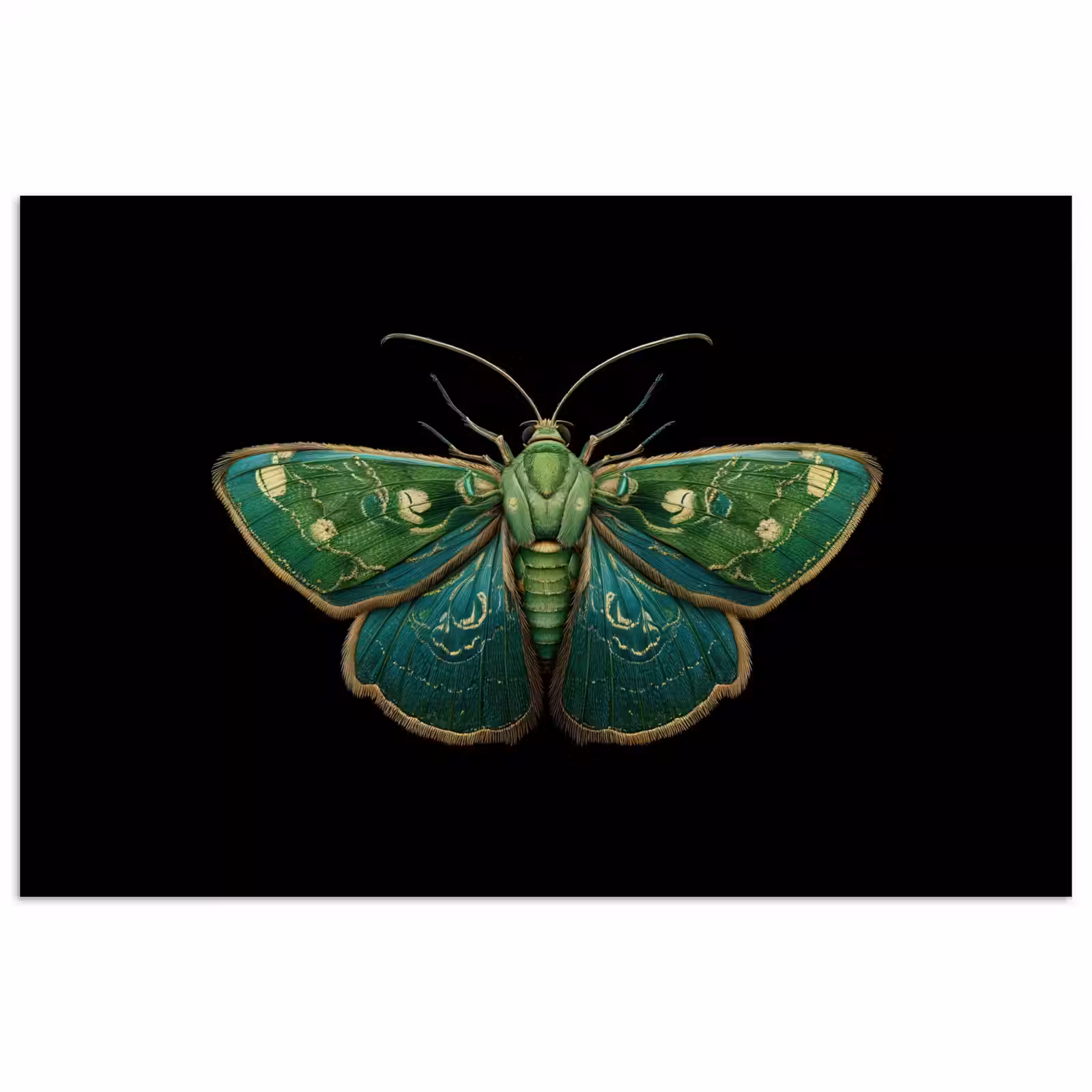 Poster - Mot - Levendig - Groen — 1