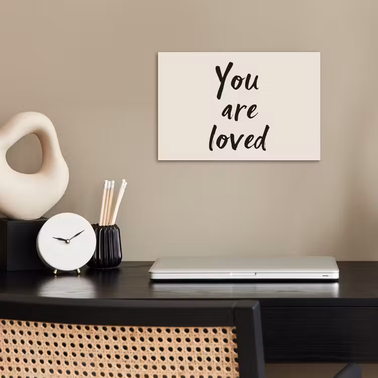 Poster - Minimalistisch - Beige - Love — 2