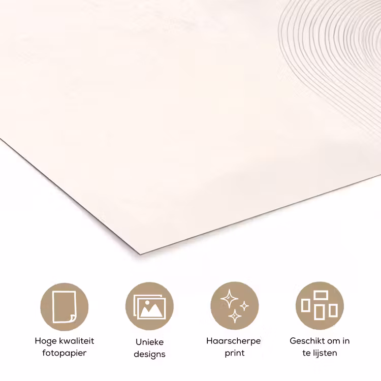 Poster - Minimalistisch - Cirkel - Lichtgrijs — 5
