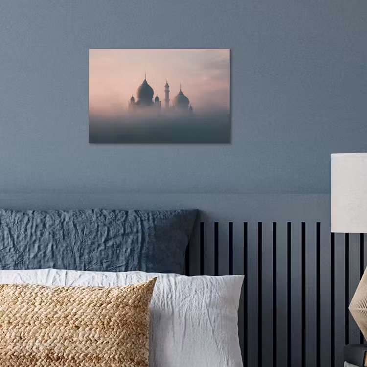 Poster - Moskee - Minaretten - mist - Islamitisch — 3