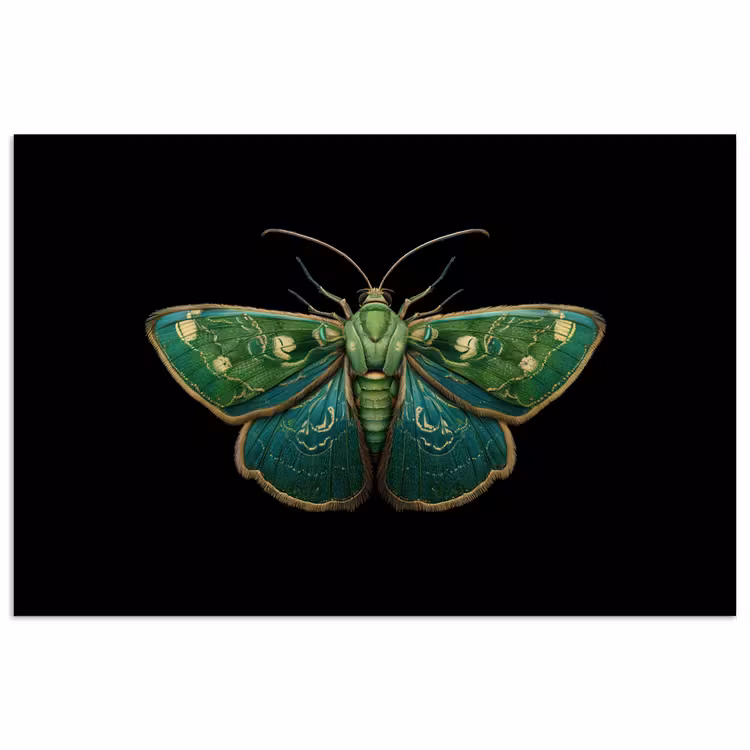 Poster - Mot - Levendig - Groen — 1