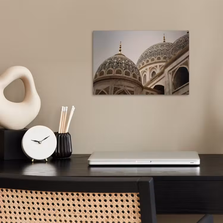 Poster - Mozaïekkoepels - Gouden spitsen - Islamitisch — 2