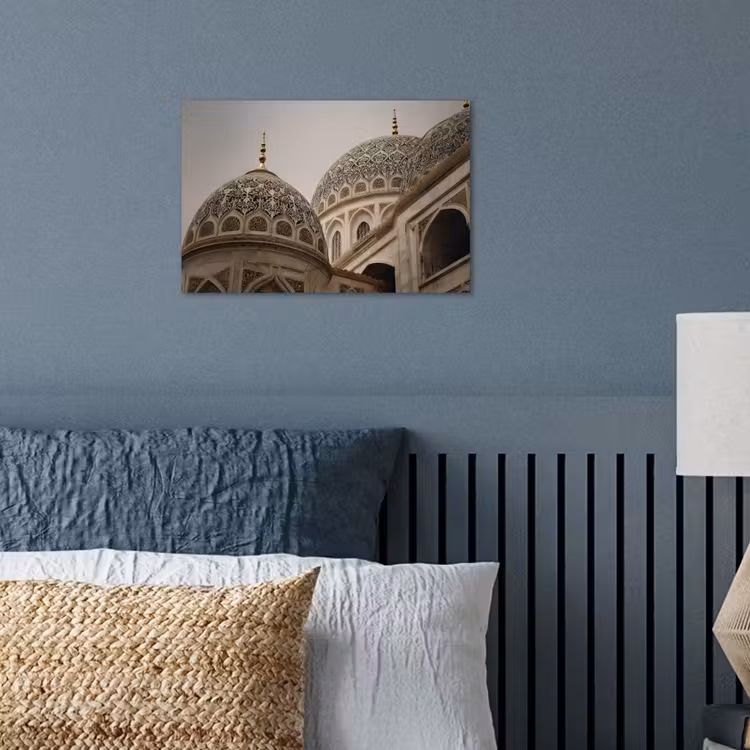 Poster - Mozaïekkoepels - Gouden spitsen - Islamitisch — 3